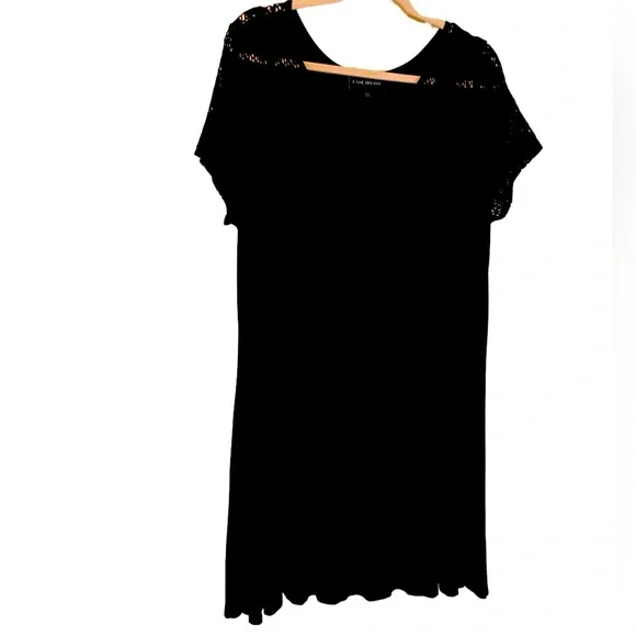 Lane Bryant | Dresses | 416 Lane Bryant Black Lace Trim Dress | Poshmark Lane Bryant | Dresses | 416 Lane Bryant Black Lace Trim Dress | Poshmark